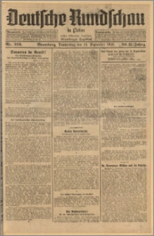 Deutsche Rundschau in Polen. J. 33 (50), 1926, nr 212