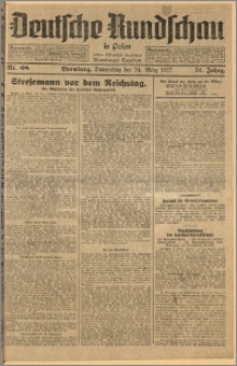 Deutsche Rundschau in Polen. J. 51, 1927, nr 68