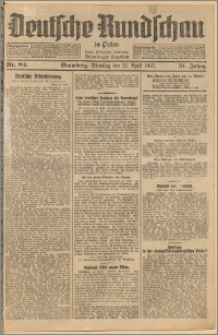 Deutsche Rundschau in Polen. J. 51, 1927, nr 84