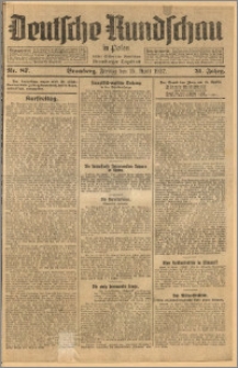 Deutsche Rundschau in Polen. J. 51, 1927, nr 87