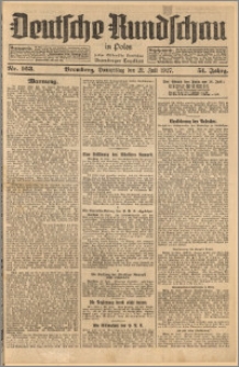 Deutsche Rundschau in Polen. J. 51, 1927, nr 163