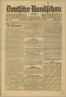 Deutsche Rundschau in Polen. J. 53, 1929, nr 74