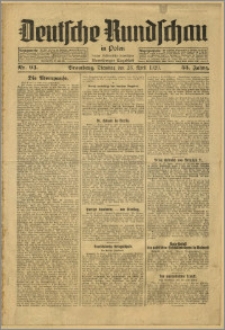 Deutsche Rundschau in Polen. J. 53, 1929, nr 93