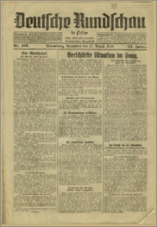 Deutsche Rundschau in Polen. J. 53, 1929, nr 187