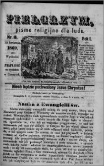 Pielgrzym, pismo religijne dla ludu 1869 rok I nr 17