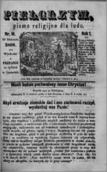 Pielgrzym, pismo religijne dla ludu 1869 rok I nr 18