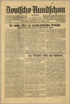 Deutsche Rundschau in Polen. J. 54, 1930, nr 73