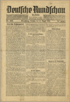 Deutsche Rundschau in Polen. J. 54, 1930, nr 183