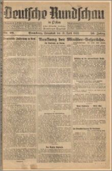 Deutsche Rundschau in Polen. J. 56, 1932, nr 99