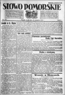 Słowo Pomorskie 1921.08.31 R.1 nr 197