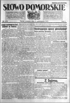 Słowo Pomorskie 1921.10.13 R.1 nr 234
