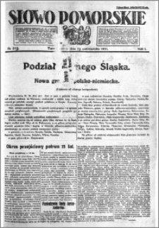 Słowo Pomorskie 1921.10.23 R.1 nr 243