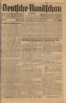 Deutsche Rundschau in Polen. J. 61, 1937, nr 10