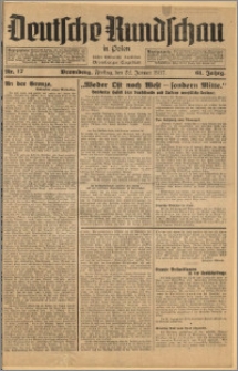 Deutsche Rundschau in Polen. J. 61, 1937, nr 17