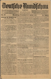 Deutsche Rundschau in Polen. J. 61, 1937, nr 27