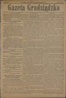 Gazeta Grudziądzka 1917.10.04 R.23 nr 117 + dodatek