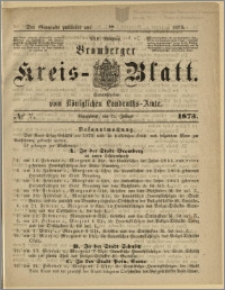 Bromberger Kreis-Blatt, 1873, nr 7