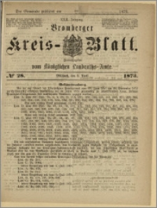 Bromberger Kreis-Blatt, 1873, nr 28