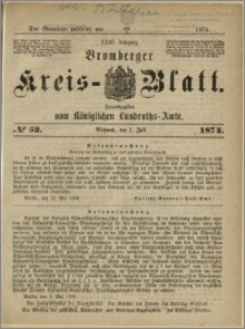 Bromberger Kreis-Blatt, 1874, nr 52