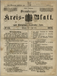 Bromberger Kreis-Blatt, 1875, nr 54