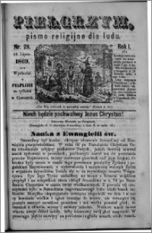 Pielgrzym, pismo religijne dla ludu 1869 rok I nr 29