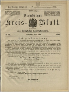 Bromberger Kreis-Blatt, 1882, nr 33