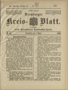 Bromberger Kreis-Blatt, 1882, nr 62