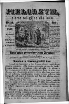 Pielgrzym, pismo religijne dla ludu 1869 rok I nr 38