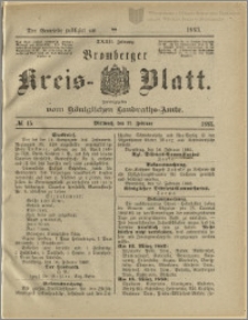 Bromberger Kreis-Blatt, 1883, nr 15