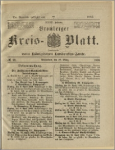 Bromberger Kreis-Blatt, 1883, nr 20