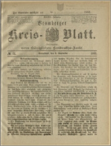 Bromberger Kreis-Blatt, 1883, nr 72