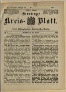 Bromberger Kreis-Blatt, 1884, nr 7