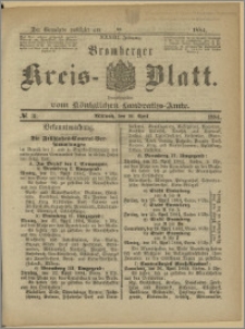 Bromberger Kreis-Blatt, 1884, nr 31