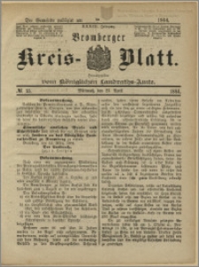 Bromberger Kreis-Blatt, 1884, nr 33