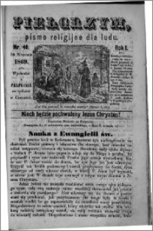 Pielgrzym, pismo religijne dla ludu 1869 rok I nr 40