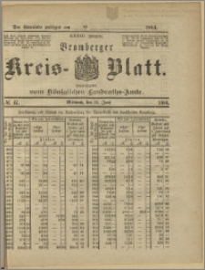 Bromberger Kreis-Blatt, 1884, nr 47