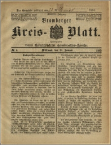 Bromberger Kreis-Blatt, 1885, nr 6