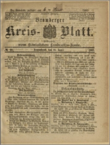 Bromberger Kreis-Blatt, 1885, nr 29