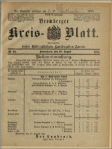 Bromberger Kreis-Blatt, 1885, nr 69