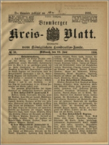 Bromberger Kreis-Blatt, 1886, nr 50
