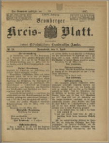 Bromberger Kreis-Blatt, 1887, nr 28