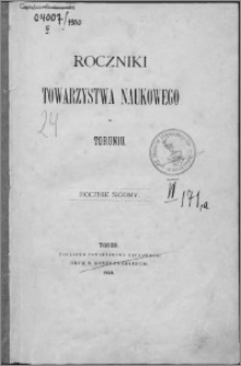 Roczniki Towarzystwa Naukowego w Toruniu, R. 7, (1900)