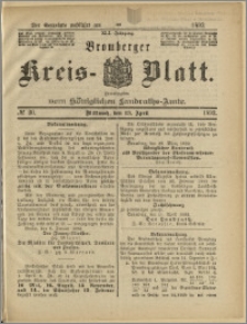 Bromberger Kreis-Blatt, 1892, nr 30