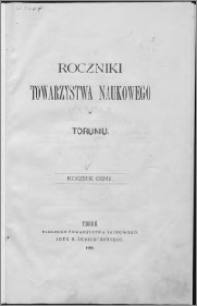 Roczniki Towarzystwa Naukowego w Toruniu, R. 8, (1901)