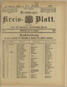 Bromberger Kreis-Blatt, 1895, nr 5