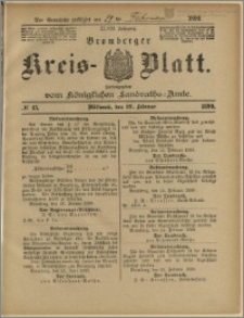 Bromberger Kreis-Blatt, 1899, nr 15