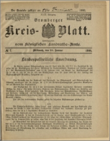Bromberger Kreis-Blatt, 1900, nr 7