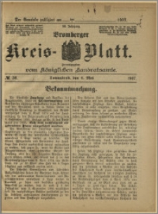 Bromberger Kreis-Blatt, 1907, nr 33