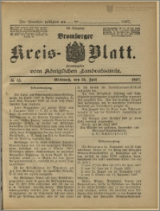 Bromberger Kreis-Blatt, 1907, nr 61