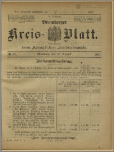 Bromberger Kreis-Blatt, 1907, nr 67